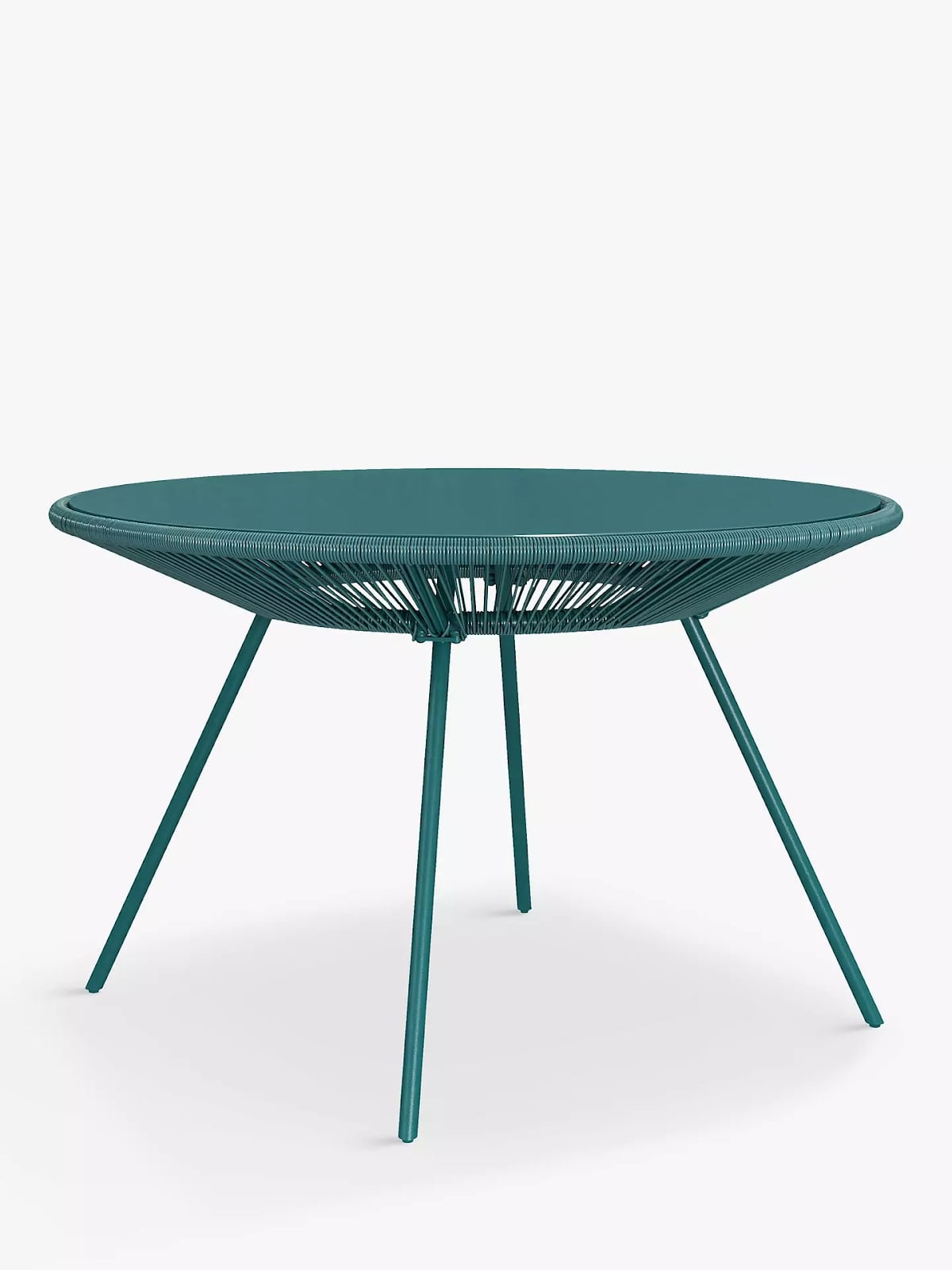 JOHN LEWIS & PARTNERS SALSA OUTDOOR DINING TABLE IN BLUE, 0x111x72cm