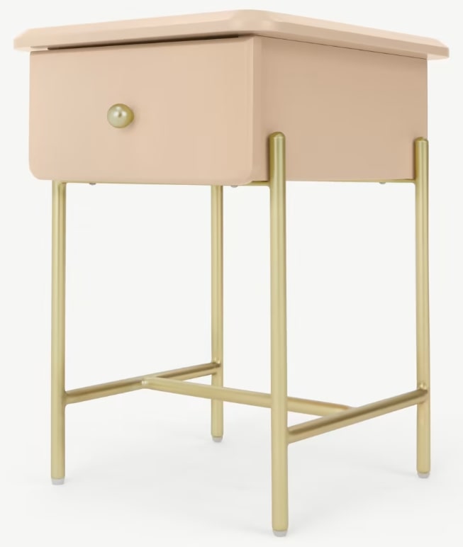 Maddie Bedside Table, 40x35x50cm