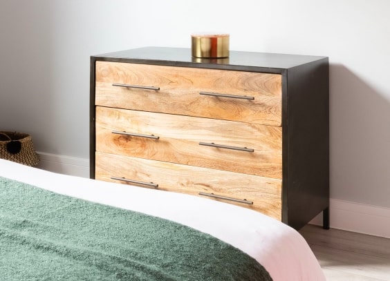 Industrial Chest of Drawers, 45x80x80cm