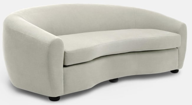 Cartmel 3 Seater Sofa In Natural Ivory Linen, 109.22x228.6x78.74cm