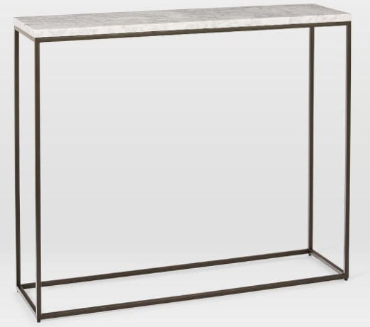 Streamline Console - Marble, 25x91x77cm
