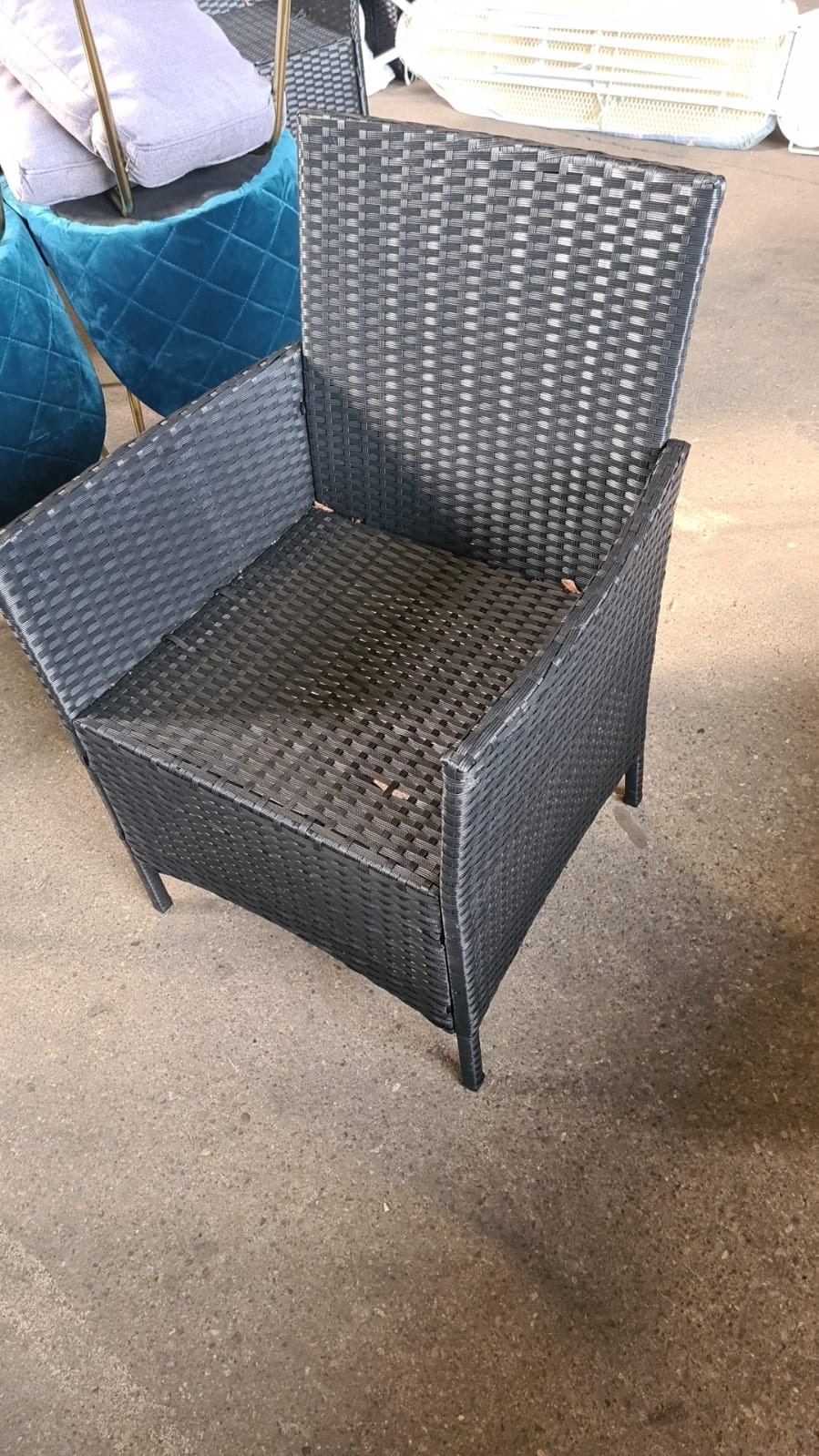 Grey Outdoor Armchair, 50x58x85cm