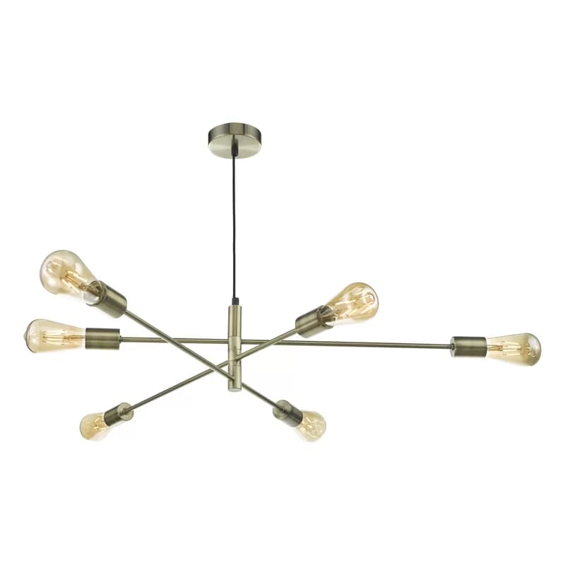 Aileen 6-Light Sputnik Chandelier, 96x96x110cm