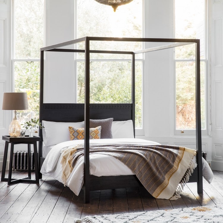 Boho Boutique 4 Poster Superking Bed, 191x211x200cm