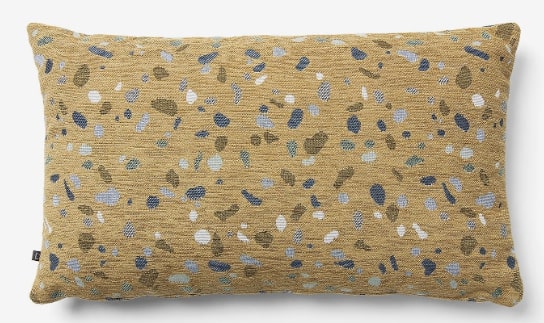 Bimba Cushion Cover Fabric Terrazzo Mustard