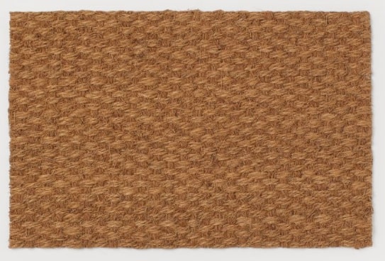 Coconut fibre doormat, 60 x 40cm