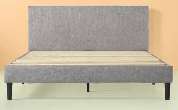 Camillei Upholstered Platform Bed Super King Size, 209.6x186.4x88.9cm