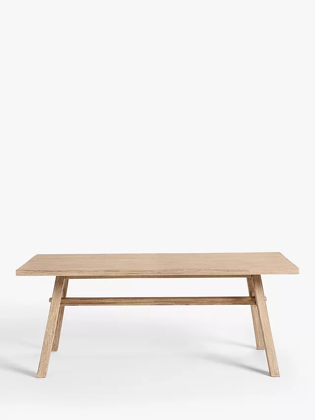 Burford 6-Seat Garden Dining Table, 91x190x75cm