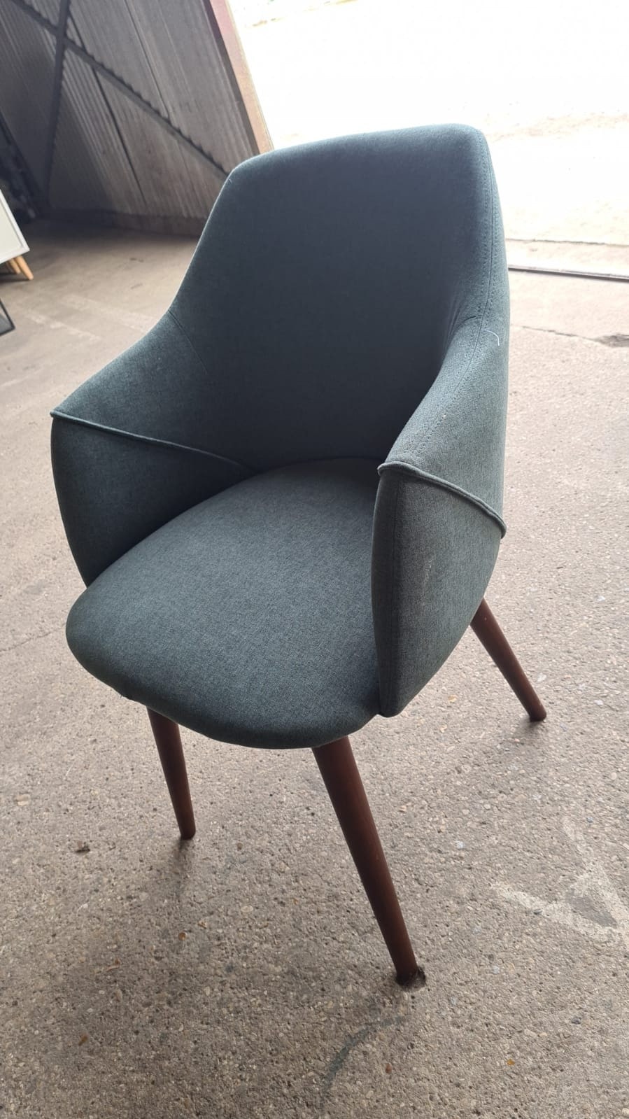 Grey Dining Chair, 50 x 60 x 80cm