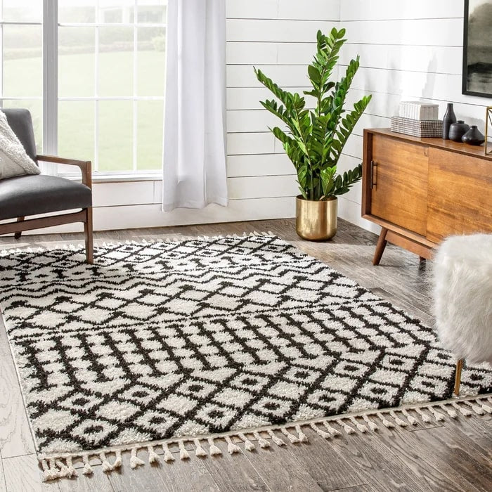 Cabana White Rug, 120 x 160cm