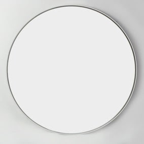 Apartment White Circular Mirror 80cm