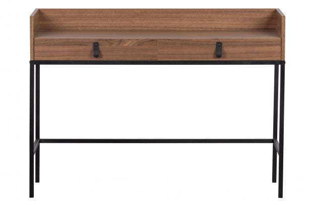 BOOKAZINE DESK WALNUT VENEER, 87x120x44cm