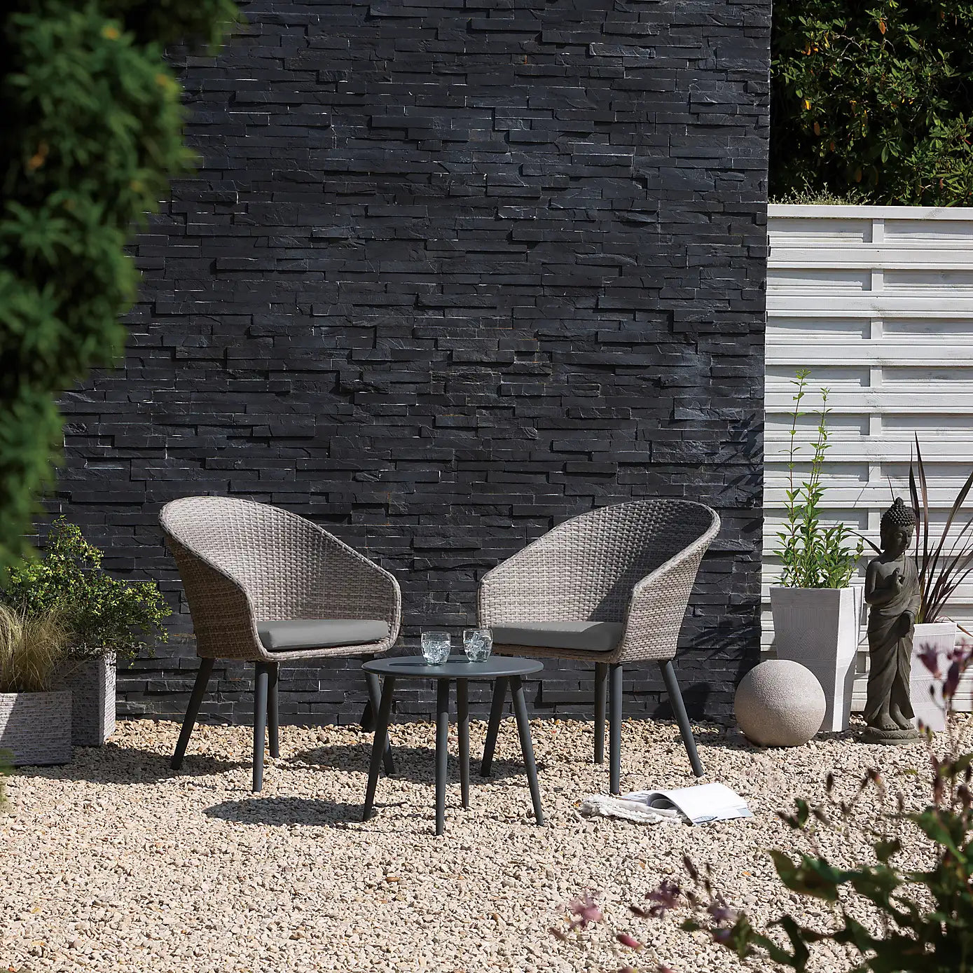 Budapest 2 Seater Rattan Coffee Set