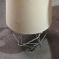Silver Bedside lamp