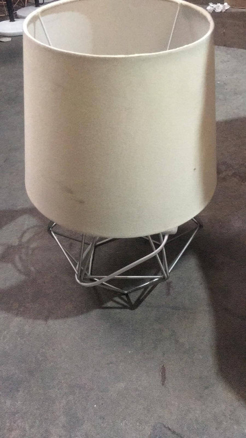 Silver Bedside lamp