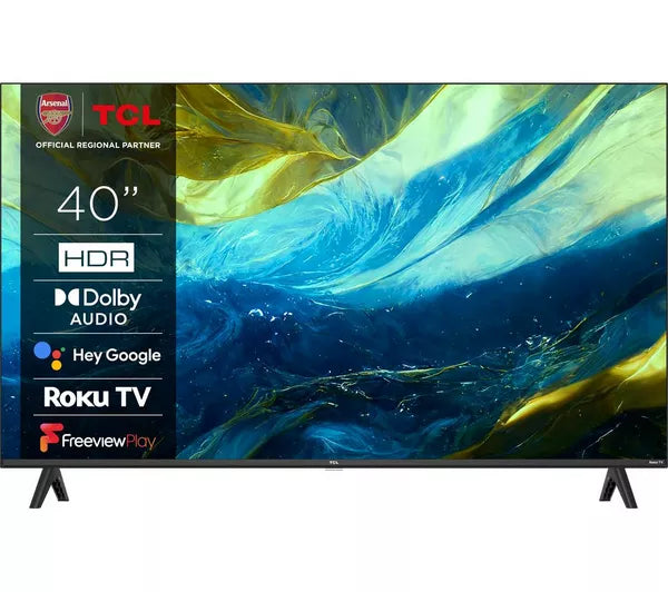 TCL 40" SMART TV WITH ROKU SMART 40RS550K