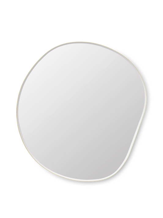 Pond Mirror - XL - Brass, 87x94x1.5cm