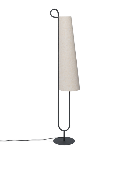 Ancora Floor Lamp - Black/Natural, 25x150cm