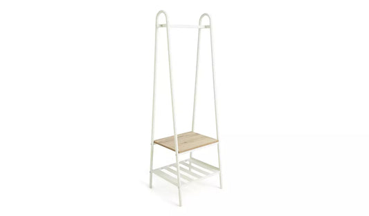 Habitat Turner Single Clothes Rail - White