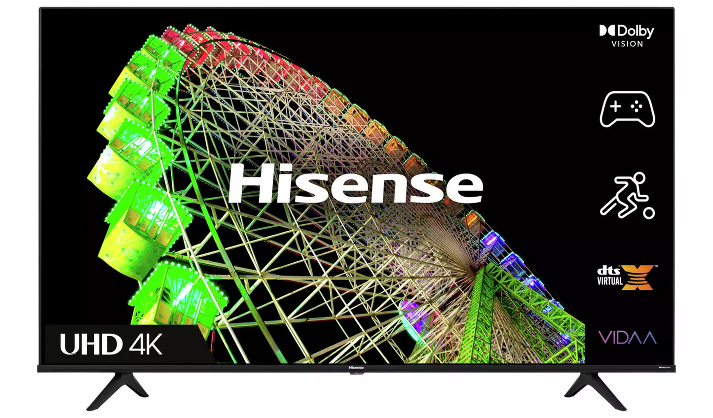 Hisense 55 Inch 55A6BGTUK Smart 4K UHD HDR LED Freeview TV