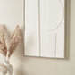 Pasaro Relief Framed Art Natural 82 x 62cm