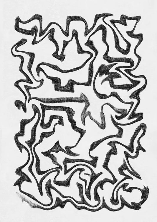 Fluid Maze 02, 50x70cm