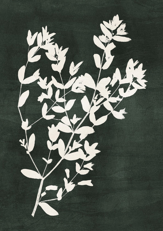 Abstract Botanical no. 9 Green, 50x70cm