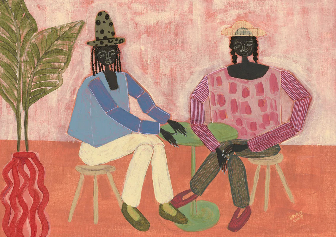With a Friend, 50x70cm