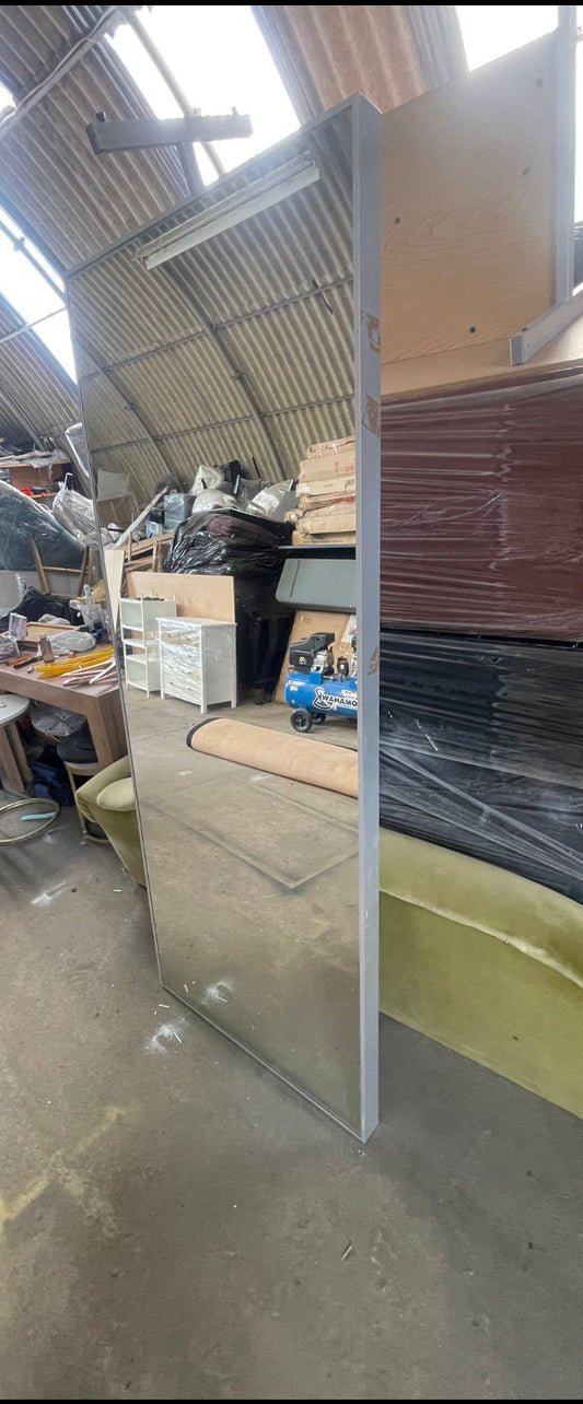 Full Length Grey Framed Mirror