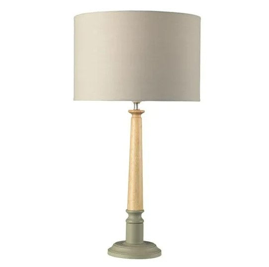 Oslo Wooden Table Lamp - Grey
