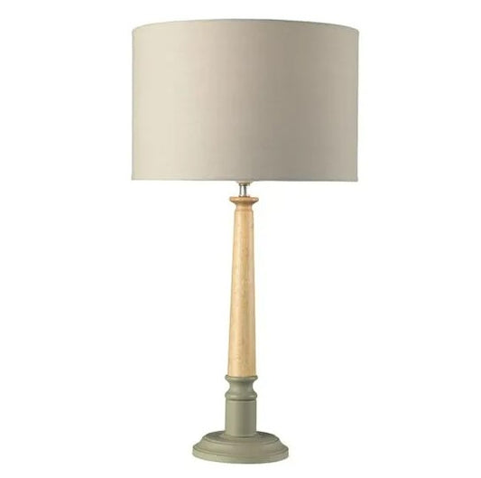 Oslo Wooden Table Lamp - Grey