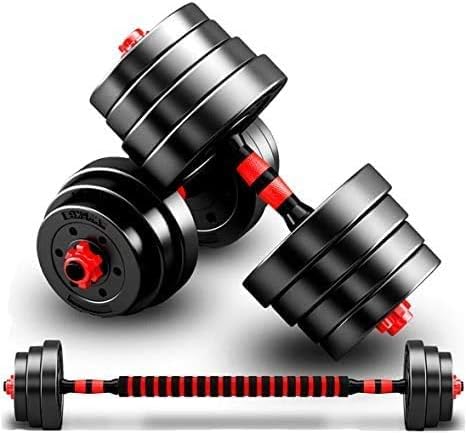 20KG Dumbbells Barbell Set With Connecting Rod Adjustable Dumbbells set Adjustable Lifting Training Set