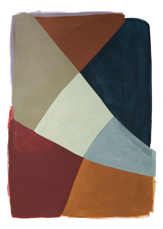 Painted Shapes 03, 30x40