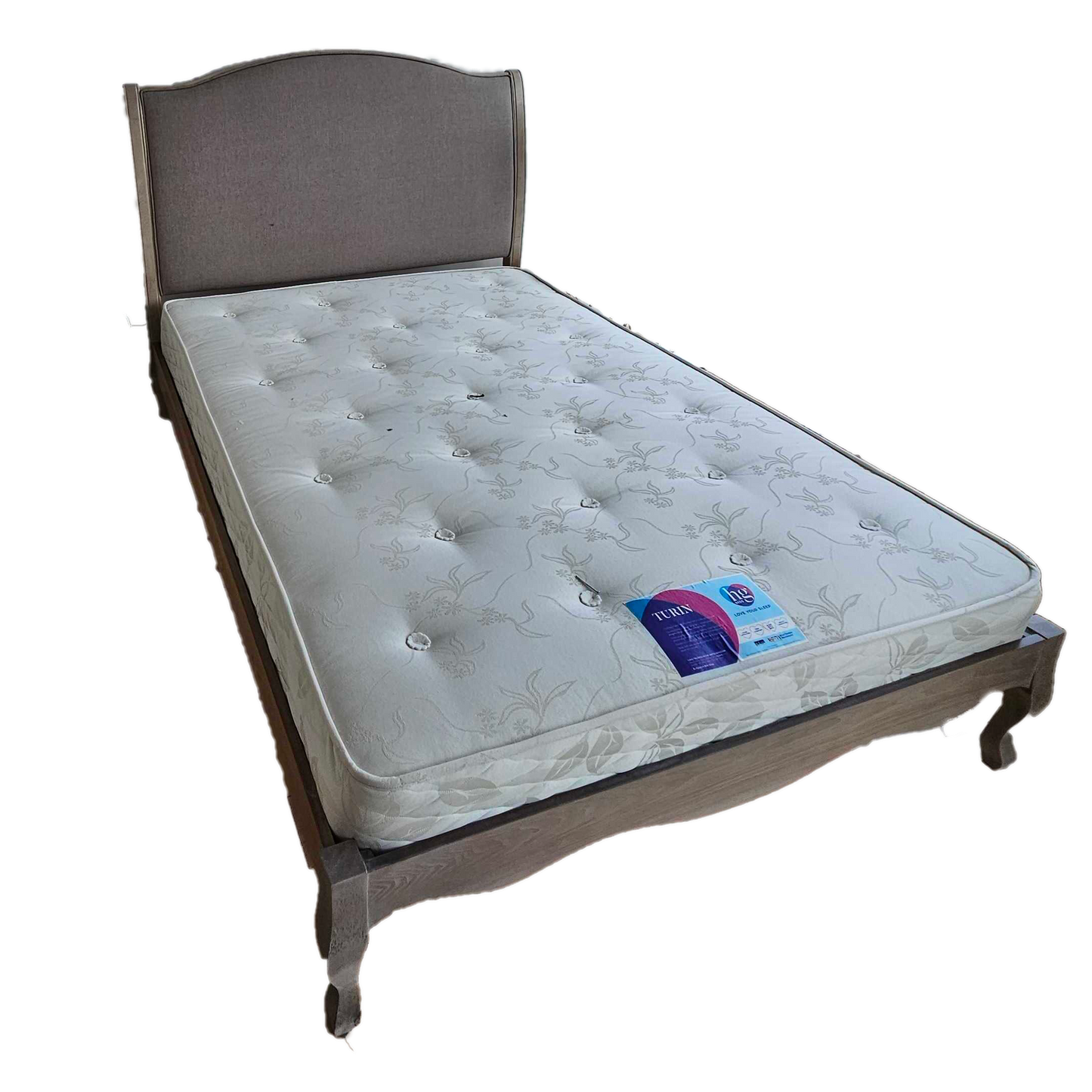 Grey Double Size Bed