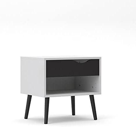 Tvilum Oslo Bedside Table White, 50x50x40cm