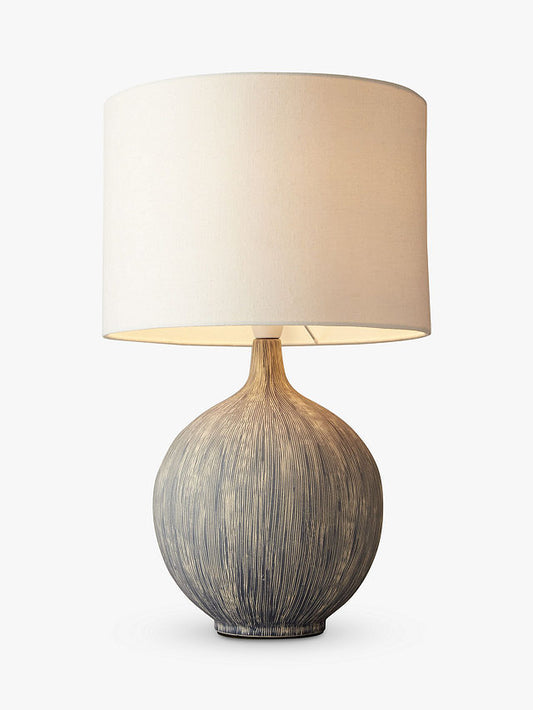 Ebony Table Lamp, Slate