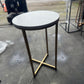 Marble & Brass Side Table