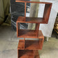 Ranburne Solid Wood Geometric Bookcase, 30 x 50 x 120cm