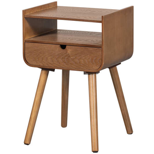 WOOOD Nils nightstand/side table wood natural, 54x36x30cm