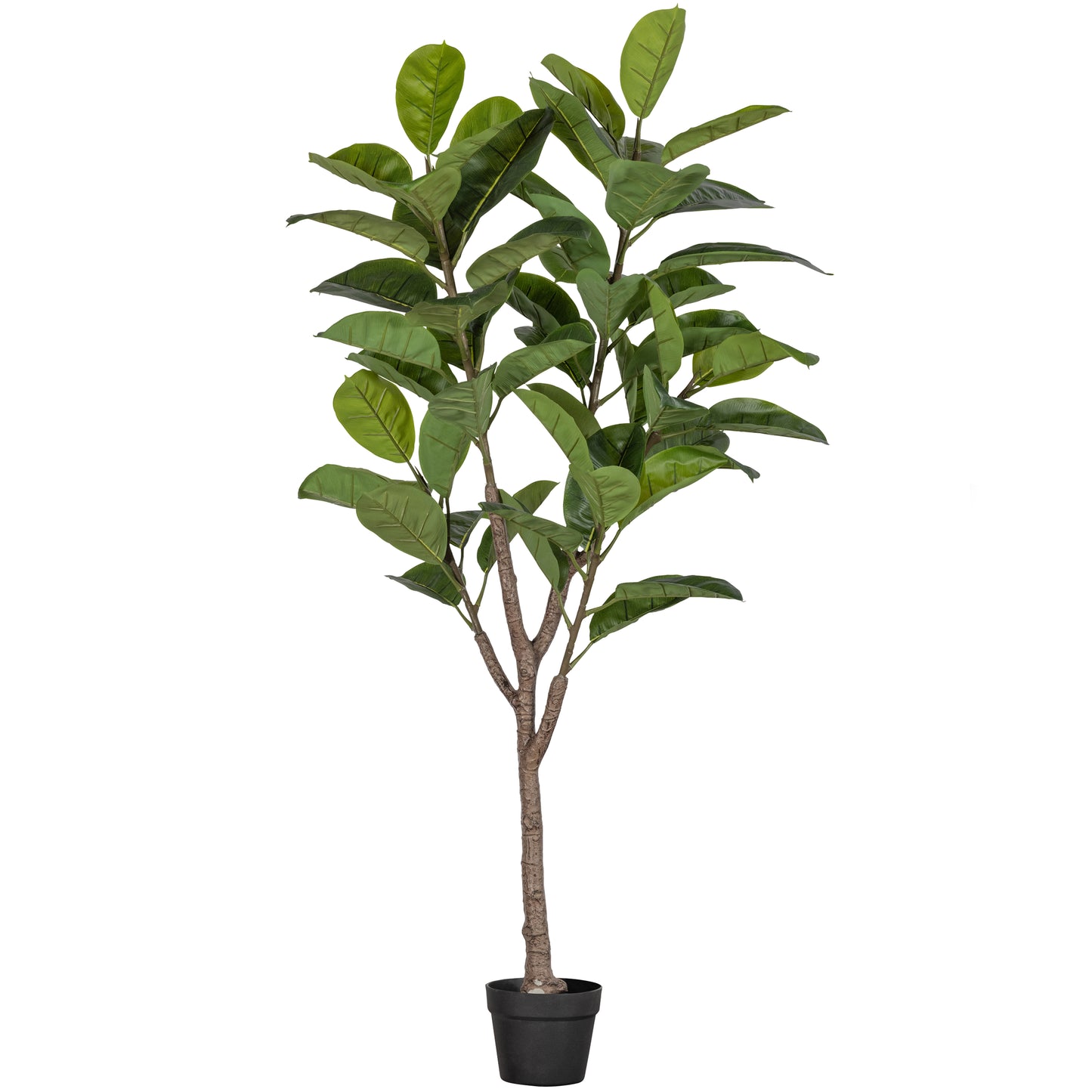 WOOOD Rubberboom artificial plant green 135cm