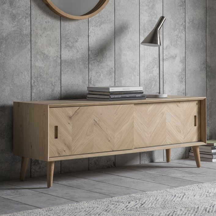 Herringbone Media Unit 1400x400x500mm