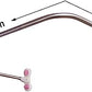 Bathroom U Shaped Corner Shower Curtain Rod Pole with Suction Cup