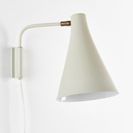 Jameson Adjustable Metal Wall Light, Oatmeal