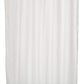 Fabric Shower Curtain Mould Resistant and Water Repellent, White, 180 x 180cm