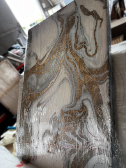 Gold Foil Canvas 1, 60x90cm