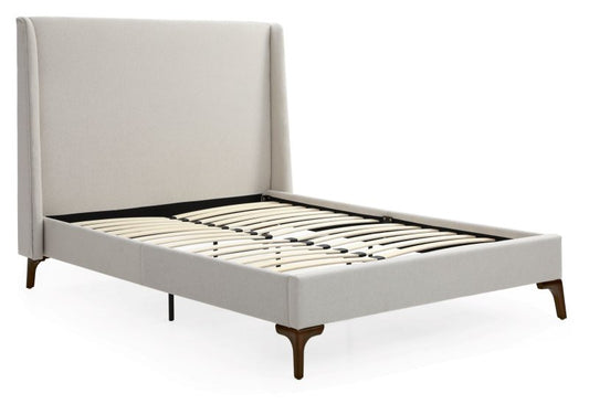 Denver Bed Mid-Century Scandi King, (H)126cm x (W)167.5cm x (D)212cm