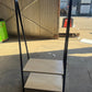2-Tier Garment Rack Storage Shelves Metal Coat Shoes Clothes Stand Open Wardrobe