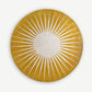 Vaserely Round Wool Rug, Large 200cm, Mustard (MADE.com)