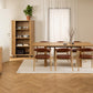 Colima Dining Table, Melamine Matt Wild Oak Rough - 210x100x75 cm