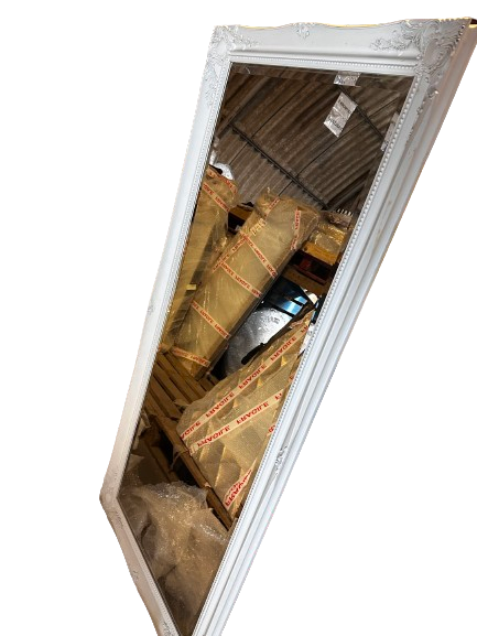 White Rectangular mirror, 75x150cm